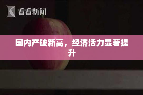 国内产破新高，经济活力显著提升
