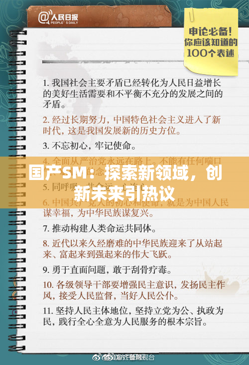 国产SM：探索新领域，创新未来引热议