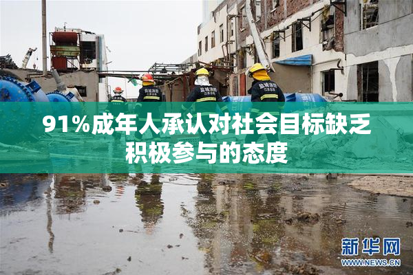 91%成年人承认对社会目标缺乏积极参与的态度