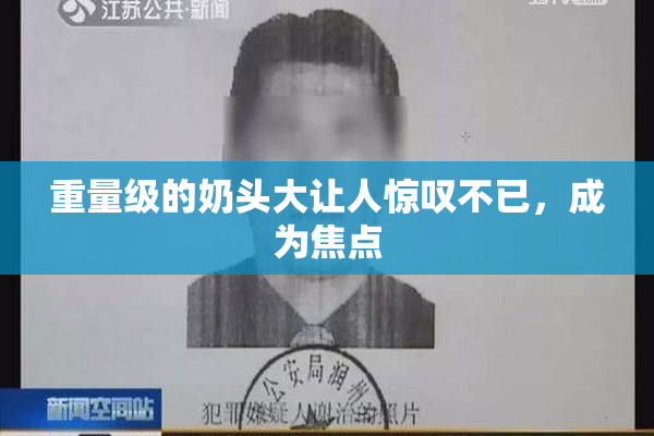 重量级的奶头大让人惊叹不已，成为焦点