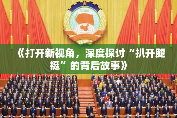 《打开新视角，深度探讨“扒开腿挺”的背后故事》