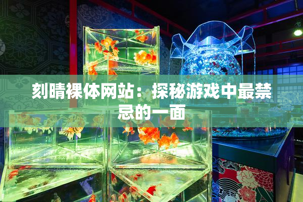 刻晴裸体网站：探秘游戏中最禁忌的一面