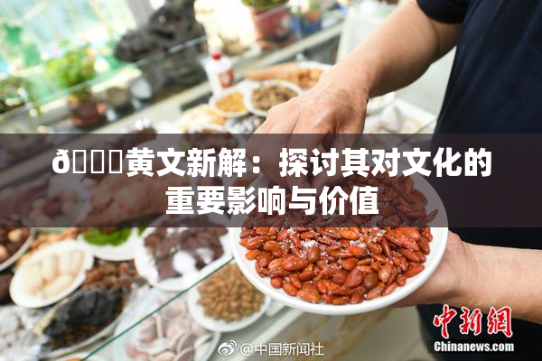 🔞黄文新解：探讨其对文化的重要影响与价值