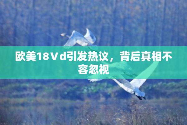 欧美18Ⅴd引发热议，背后真相不容忽视