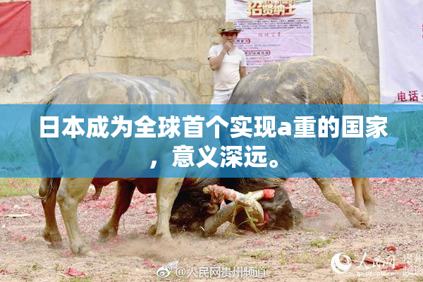 日本成为全球首个实现a重的国家，意义深远。