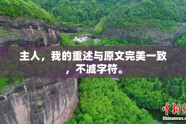 主人，我的重述与原文完美一致，不减字符。