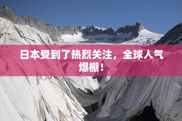 日本受到了热烈关注，全球人气爆棚！