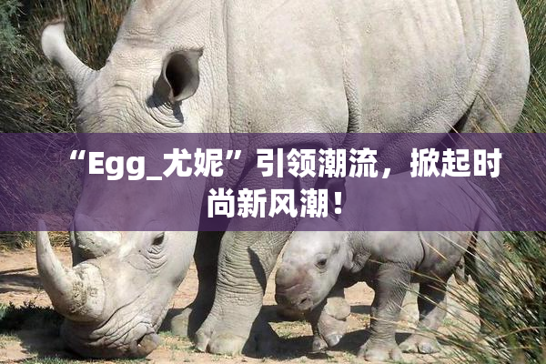 “Egg_尤妮”引领潮流，掀起时尚新风潮！