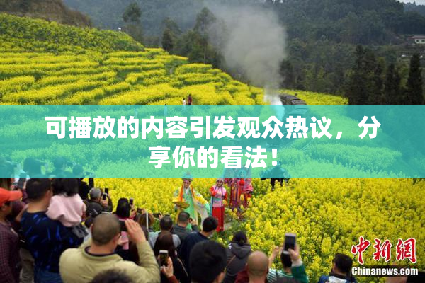 可播放的内容引发观众热议，分享你的看法！