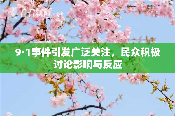 9·1事件引发广泛关注，民众积极讨论影响与反应