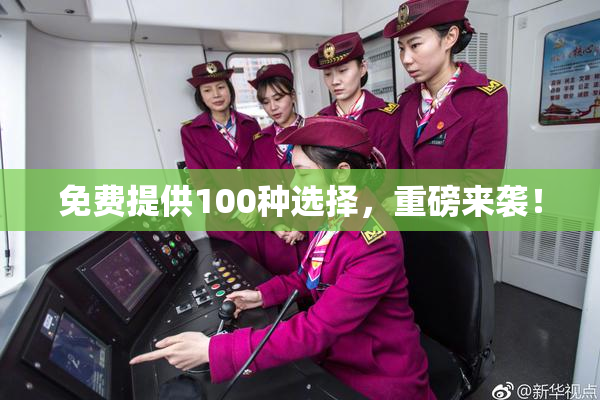 免费提供100种选择，重磅来袭！