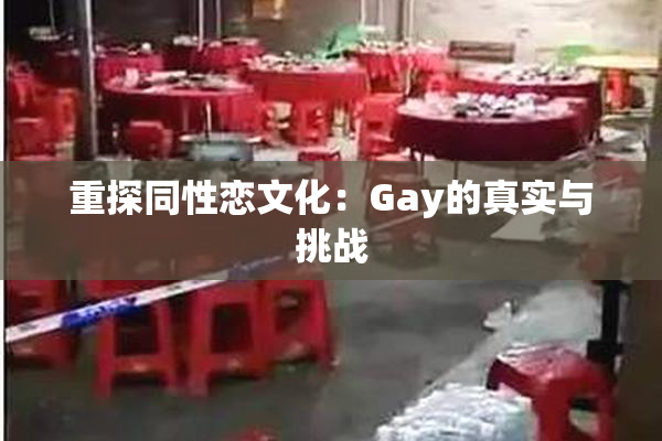 重探同性恋文化：Gay的真实与挑战