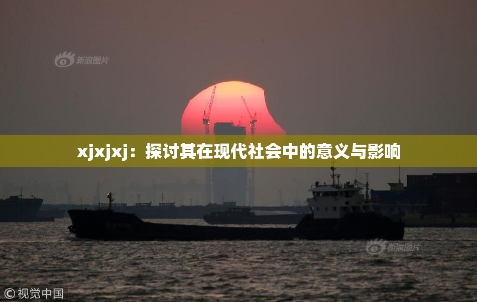xjxjxj：探讨其在现代社会中的意义与影响