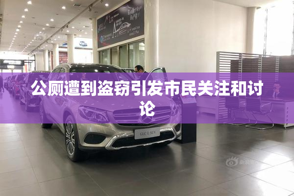 公厕遭到盗窃引发市民关注和讨论