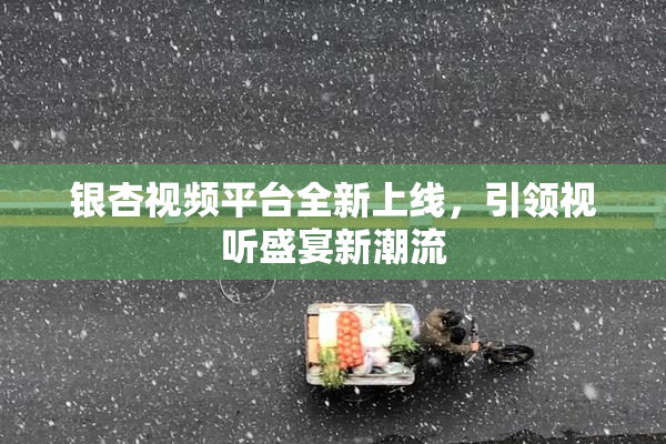 银杏视频平台全新上线，引领视听盛宴新潮流