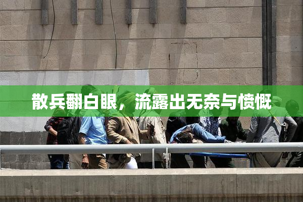 散兵翻白眼，流露出无奈与愤慨