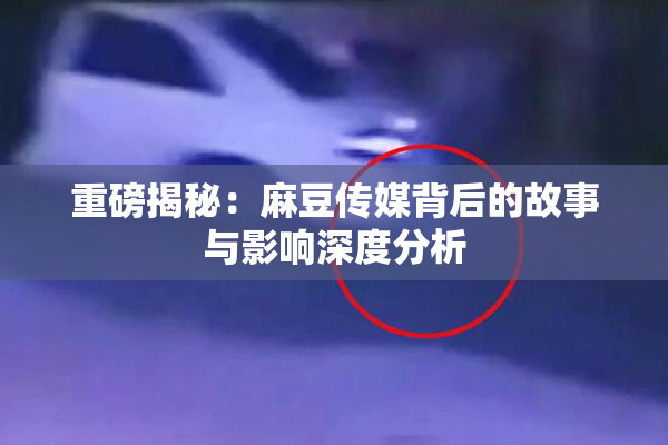 重磅揭秘：麻豆传媒背后的故事与影响深度分析