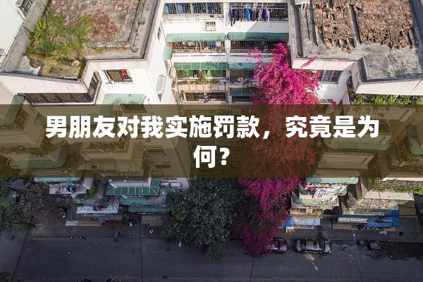 男朋友对我实施罚款，究竟是为何？