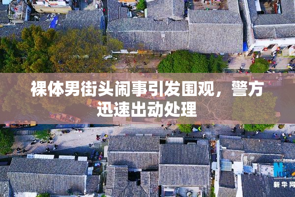裸体男街头闹事引发围观，警方迅速出动处理