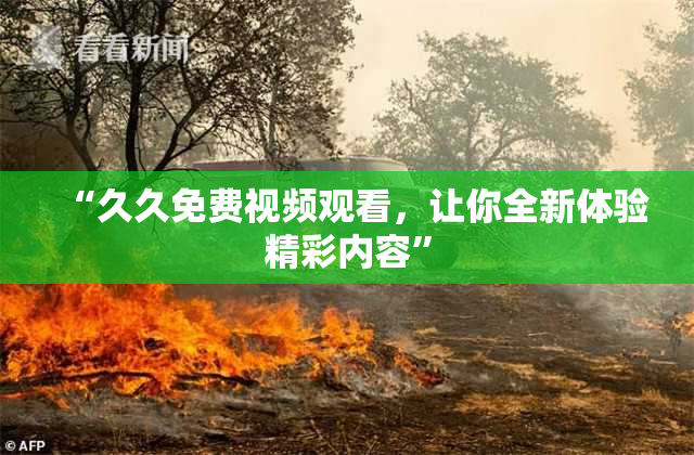 “久久免费视频观看，让你全新体验精彩内容”