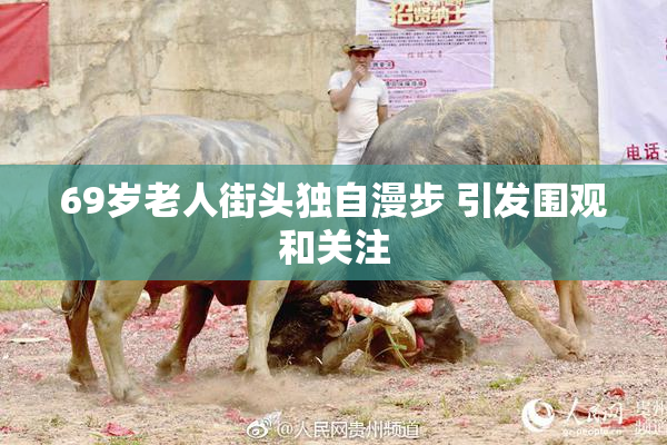 69岁老人街头独自漫步 引发围观和关注