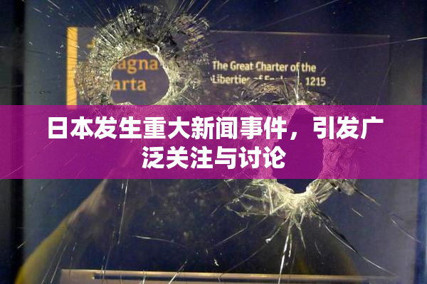 日本发生重大新闻事件，引发广泛关注与讨论