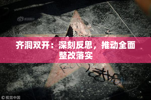 齐洞双开：深刻反思，推动全面整改落实