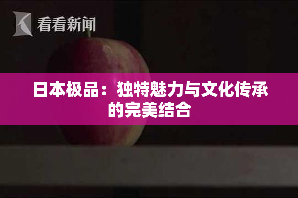 日本极品：独特魅力与文化传承的完美结合