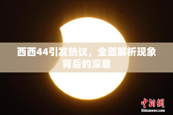 西西44引发热议，全面解析现象背后的深意