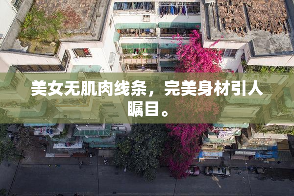 美女无肌肉线条，完美身材引人瞩目。