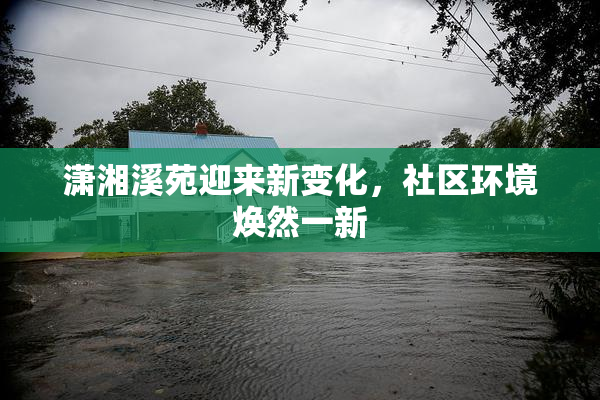 潇湘溪苑迎来新变化，社区环境焕然一新