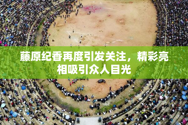 藤原纪香再度引发关注，精彩亮相吸引众人目光