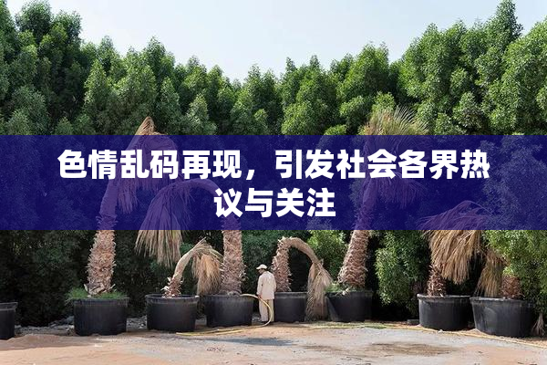色情乱码再现，引发社会各界热议与关注