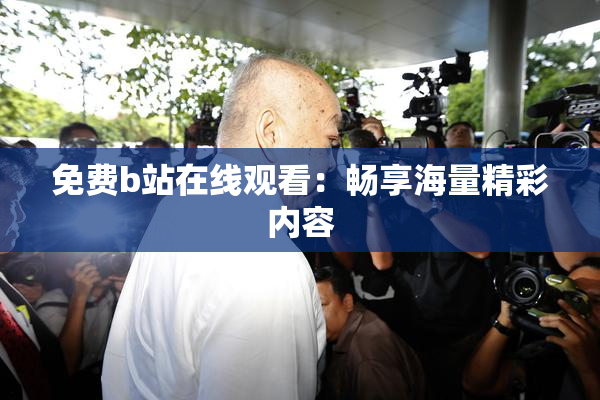 免费b站在线观看：畅享海量精彩内容