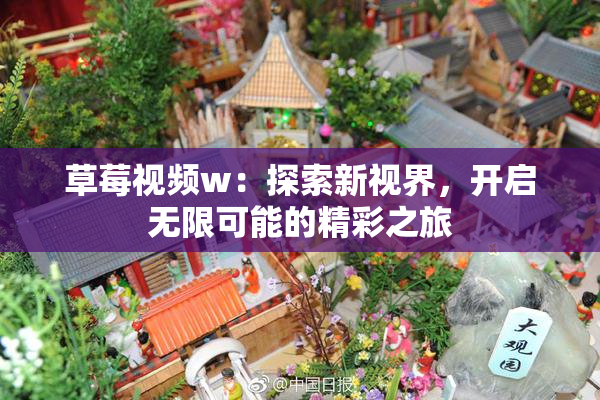 草莓视频w：探索新视界，开启无限可能的精彩之旅