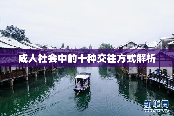 成人社会中的十种交往方式解析