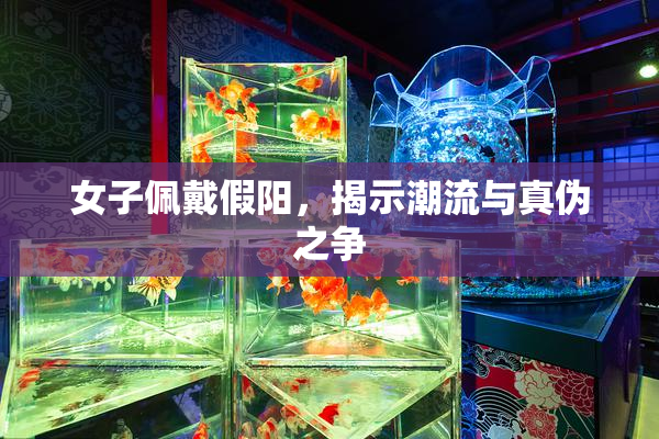 女子佩戴假阳，揭示潮流与真伪之争