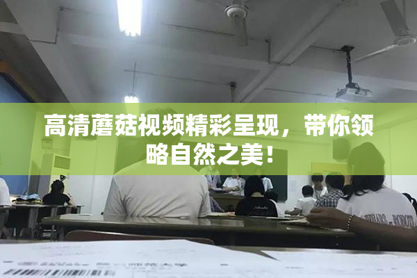 高清蘑菇视频精彩呈现，带你领略自然之美！