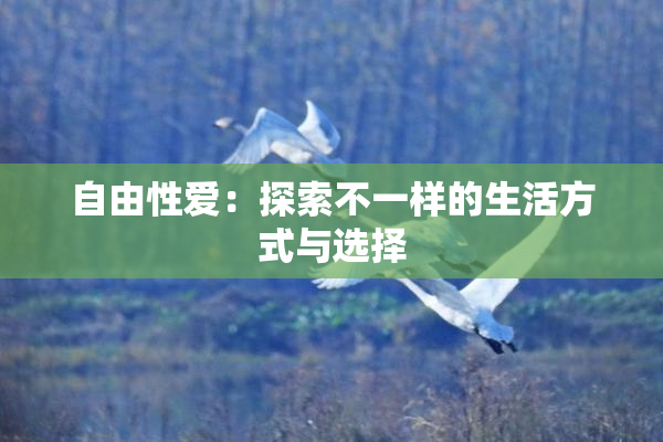 自由性爱：探索不一样的生活方式与选择