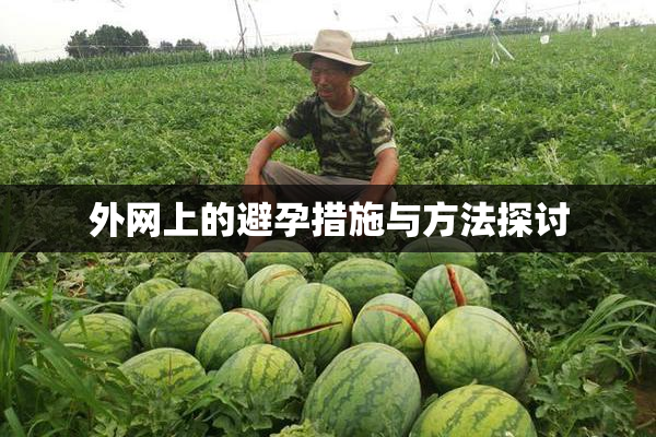 外网上的避孕措施与方法探讨