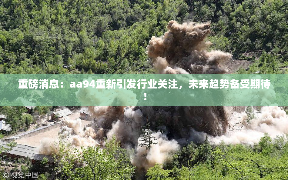 重磅消息：aa94重新引发行业关注，未来趋势备受期待！
