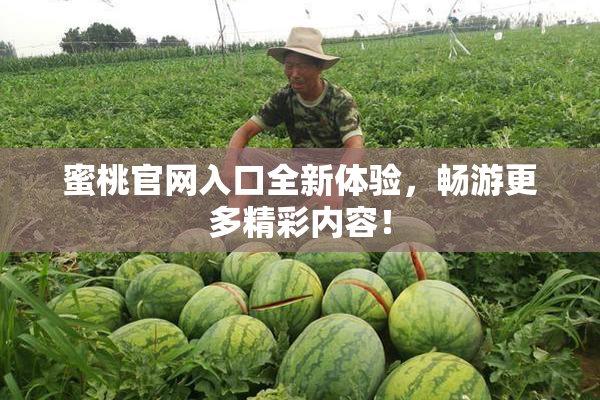 蜜桃官网入口全新体验，畅游更多精彩内容！
