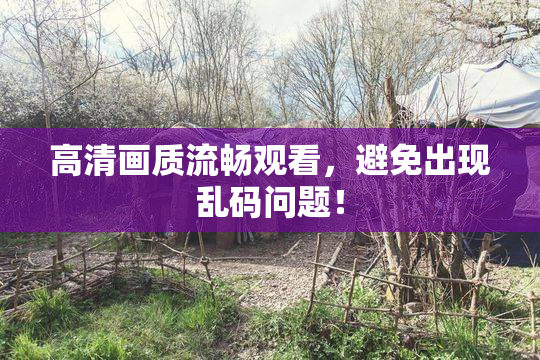 高清画质流畅观看，避免出现乱码问题！