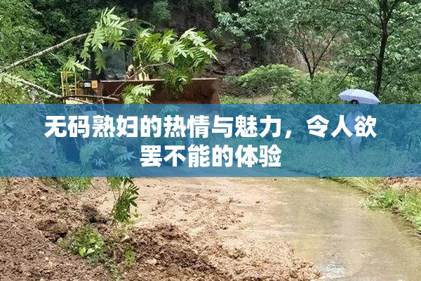无码熟妇的热情与魅力，令人欲罢不能的体验