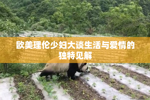 欧美理伦少妇大谈生活与爱情的独特见解