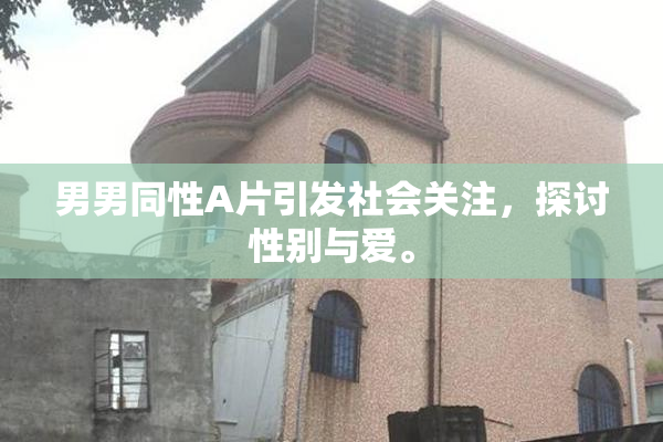 男男同性A片引发社会关注，探讨性别与爱。