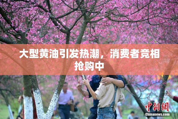 大型黄油引发热潮，消费者竞相抢购中