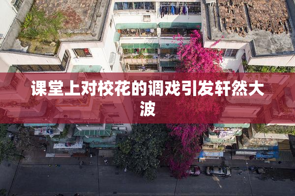 课堂上对校花的调戏引发轩然大波
