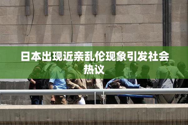 日本出现近亲乱伦现象引发社会热议