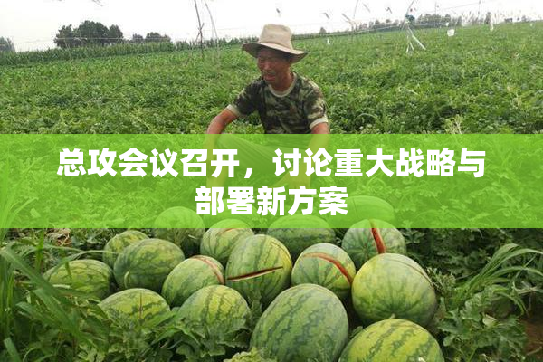总攻会议召开，讨论重大战略与部署新方案